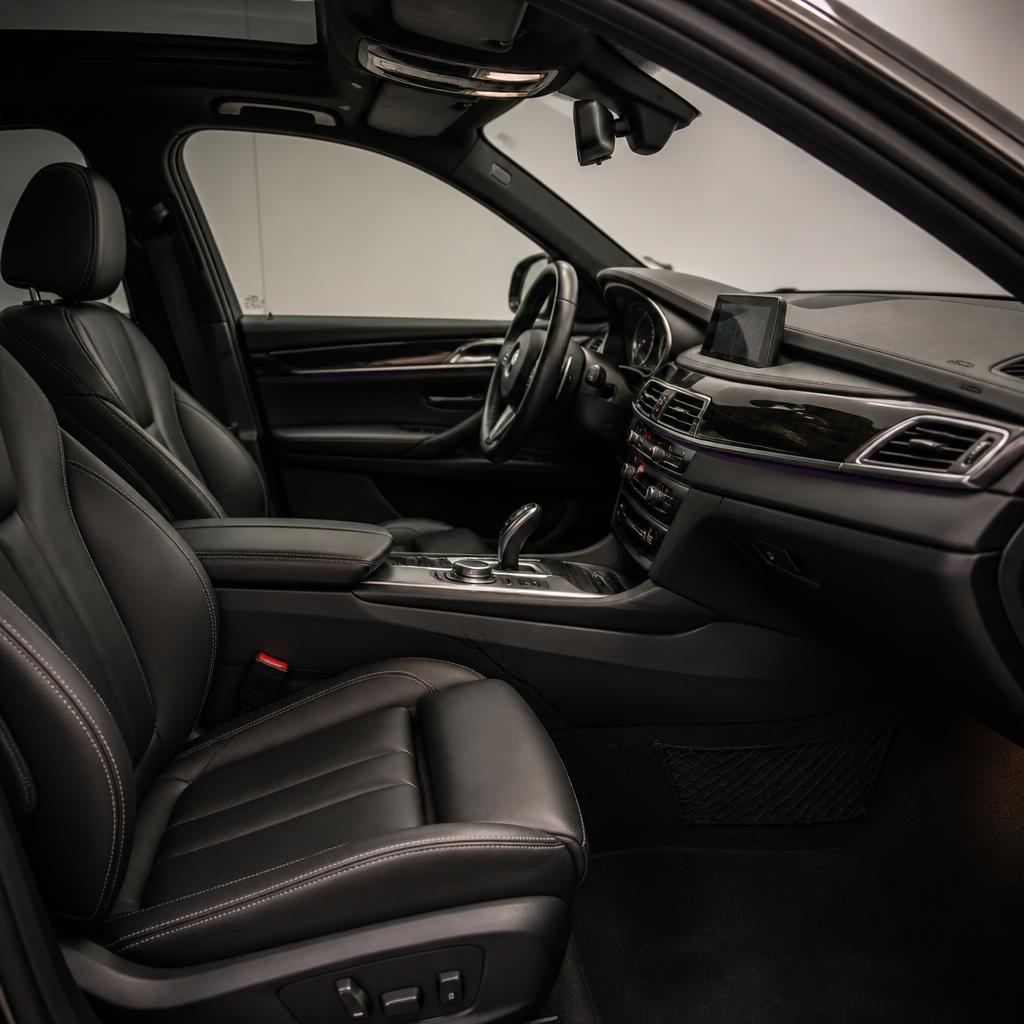 Clean luxury car interior after detailing